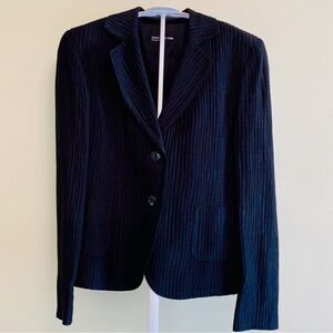 Jones New York black striped blazer